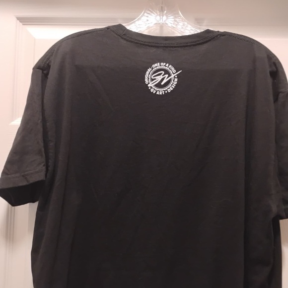 GV Art One of a Kind Jarvis Landry Marching Home Signature Shirt Size XL - Picture 4 of 5